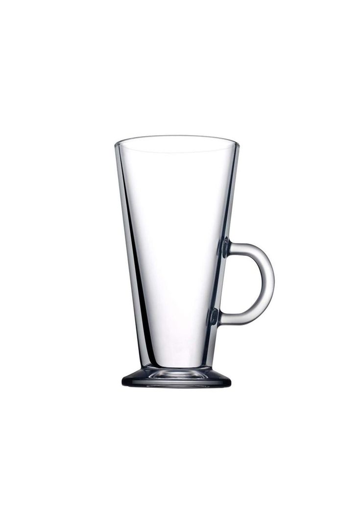 Set De 6 Taza De Vidrio 360 Cc. Linea Columbian Transparente