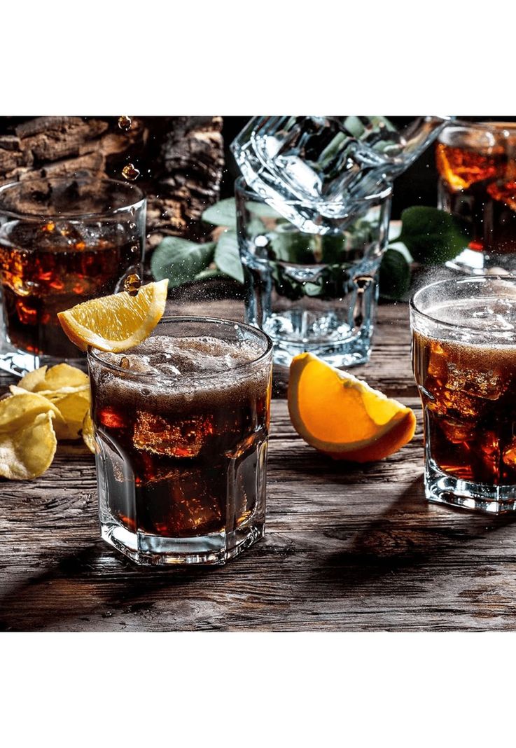 Set 6 Vasos Whisky Casablanca 225 Cc-1