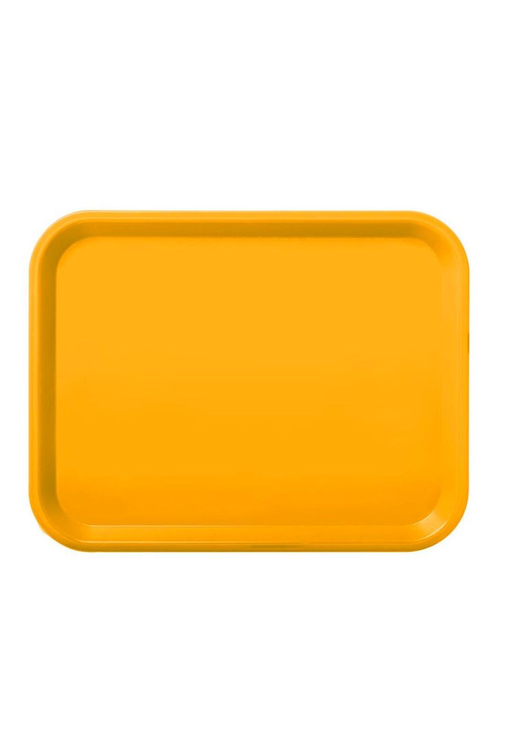 BANDEJA DE FIBRA DE VIDRIO 45X35 AMARILLO-1