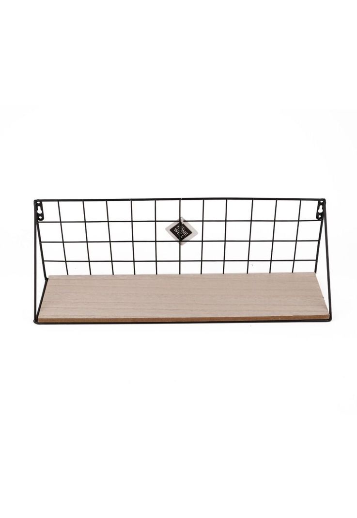 REPISA METALICA BASE MADERA 45x12x15 CM-0