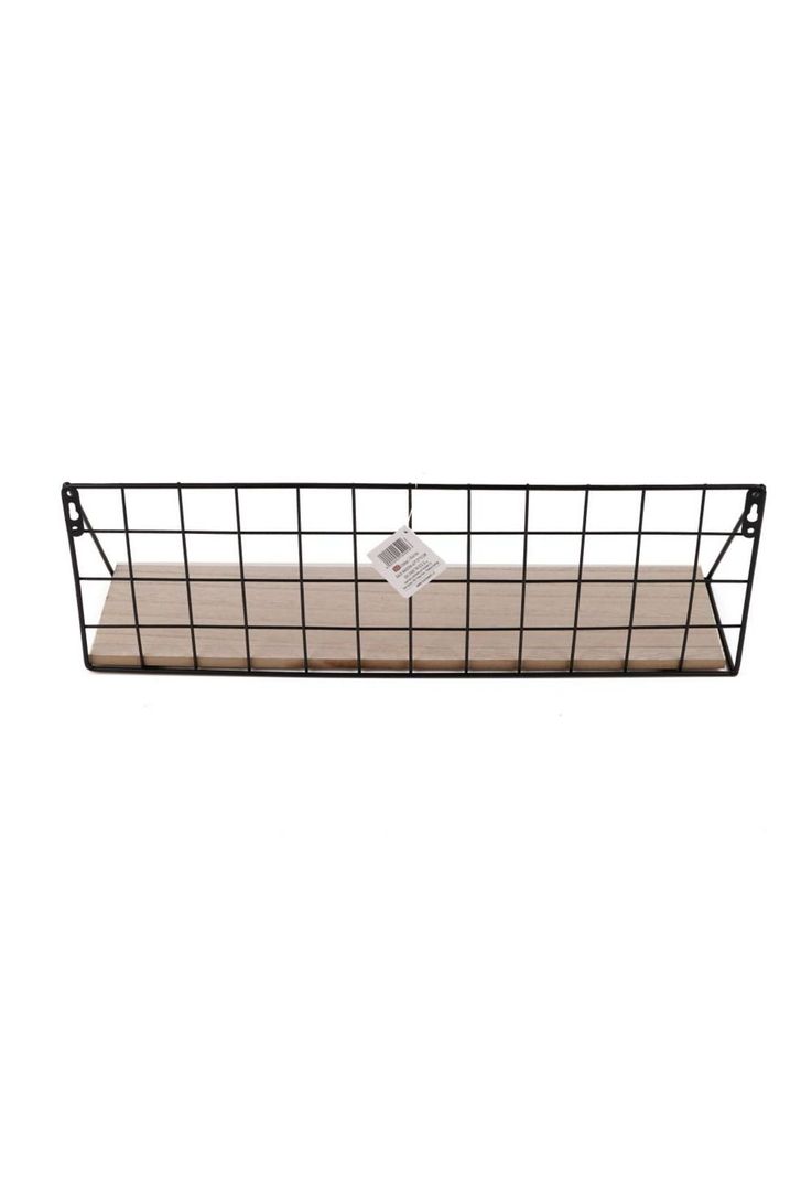 REPISA METALICA BASE MADERA 45x12x15 CM-2
