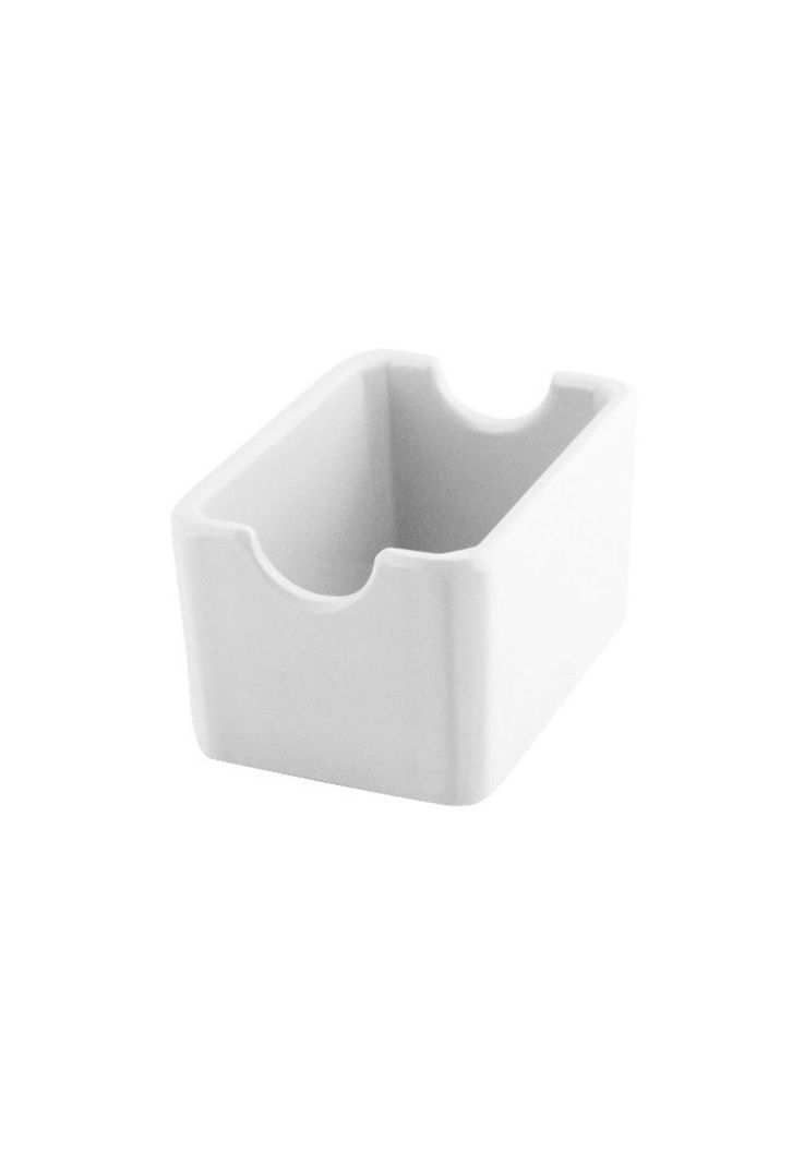 Set de 2 Porta Sachet Porcelana 8x6x5 Cm Linea Tower-0