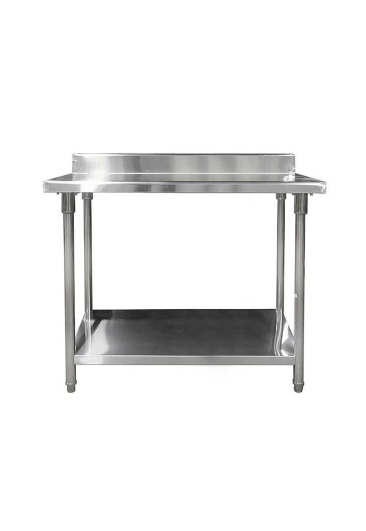 MESÓN CON RESPALDO ACERO INOX 120 X 70 X 85-1