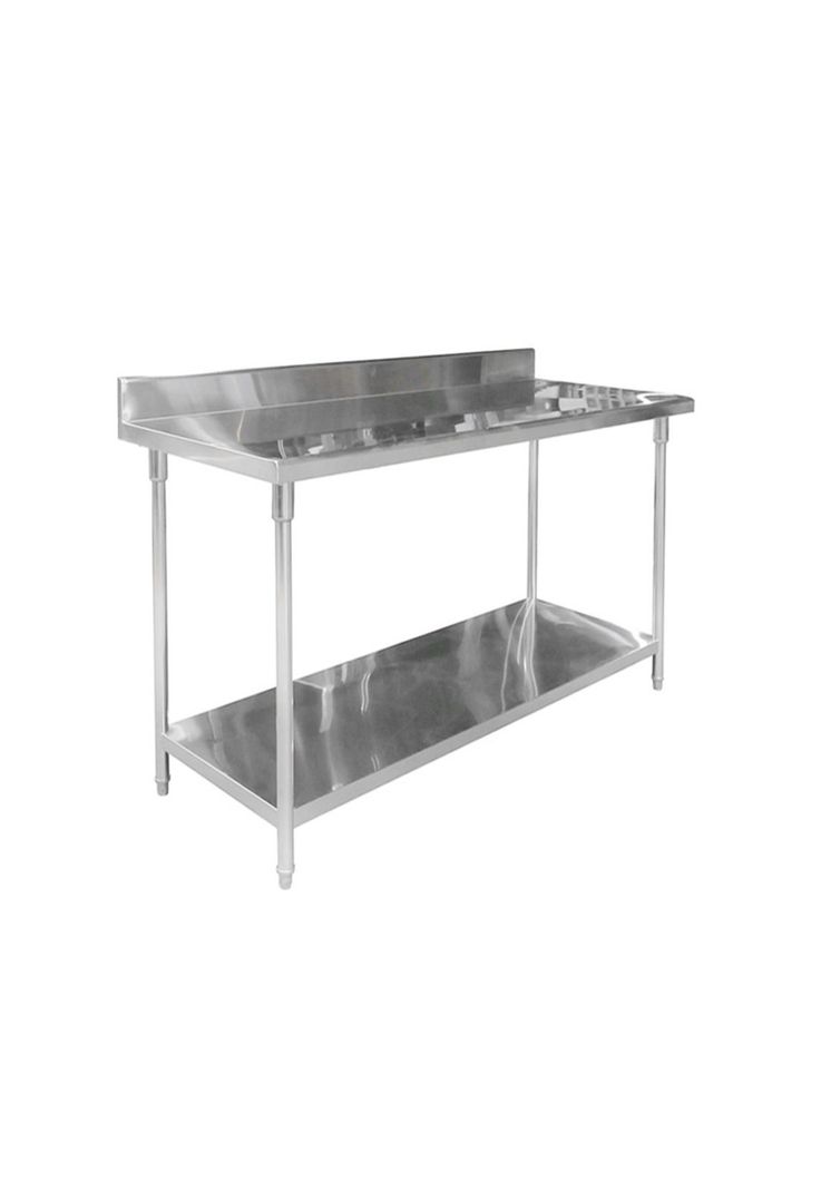 MESÓN CON RESPALDO ACERO INOX 120 X 70 X 85-2