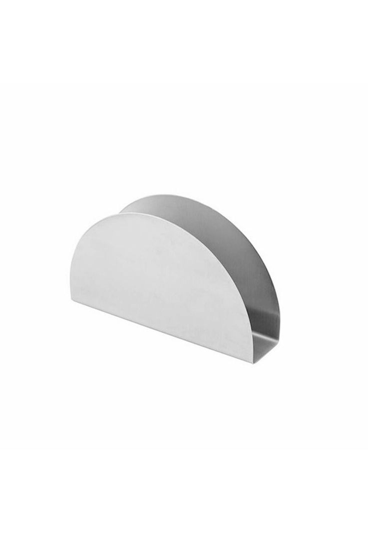 SERVILLETERO MEDIA LUNA ACERO INOX 17 x 10 CM.-0