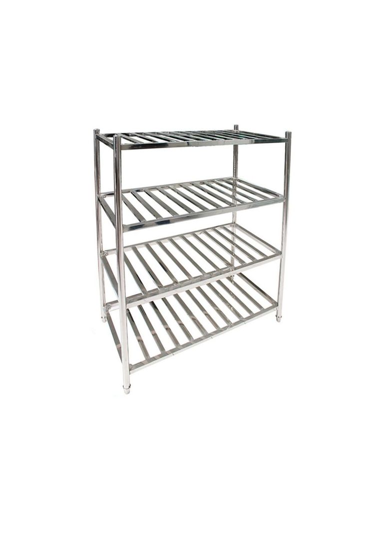 ESTANTERIA ACERO INOX TIPO REJILLA DE 150x45x155 cm-0