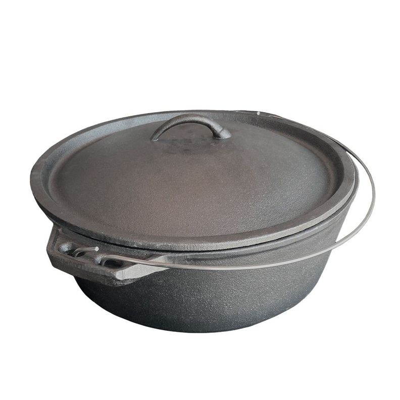 OLLA DE HIERRO 8 LITROS 36X13CM BRIVA Negro
