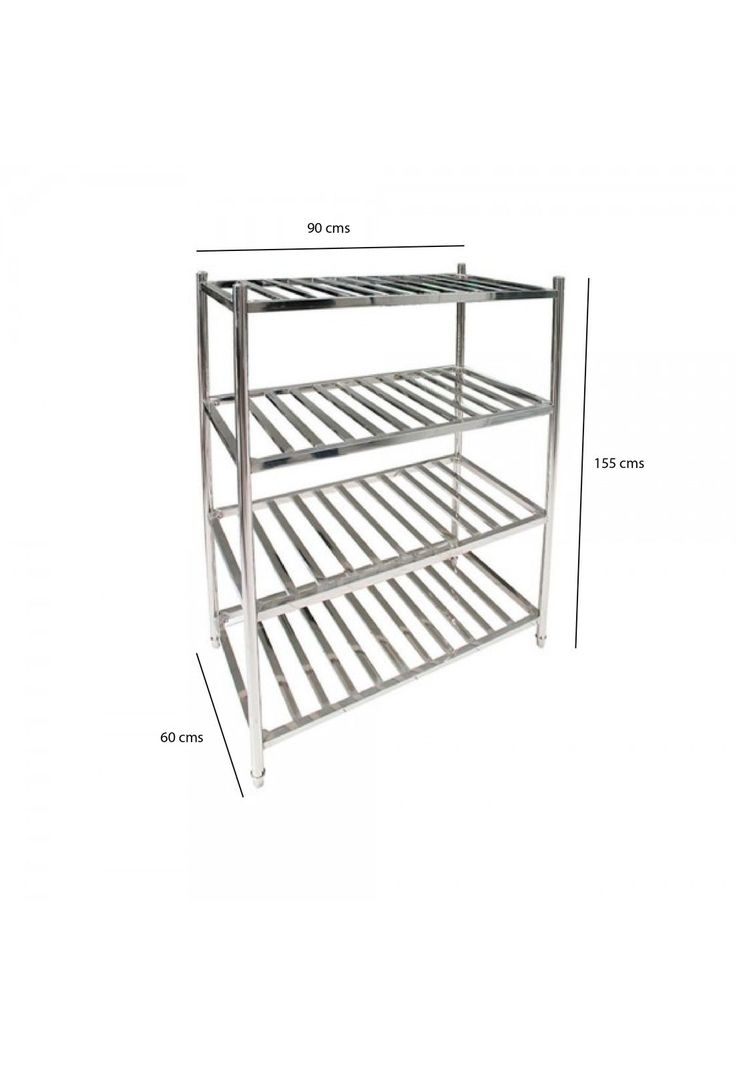 ESTANTERIA ACERO INOX TIPO REJILLA DE 90 x 60 x 155 cms-1