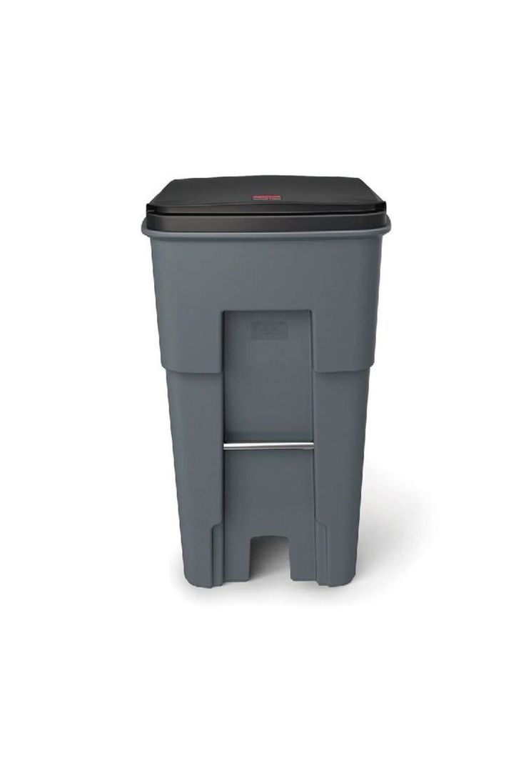 CONTENEDOR BASURA C/RUEDA 246 Lts. GRIS-0