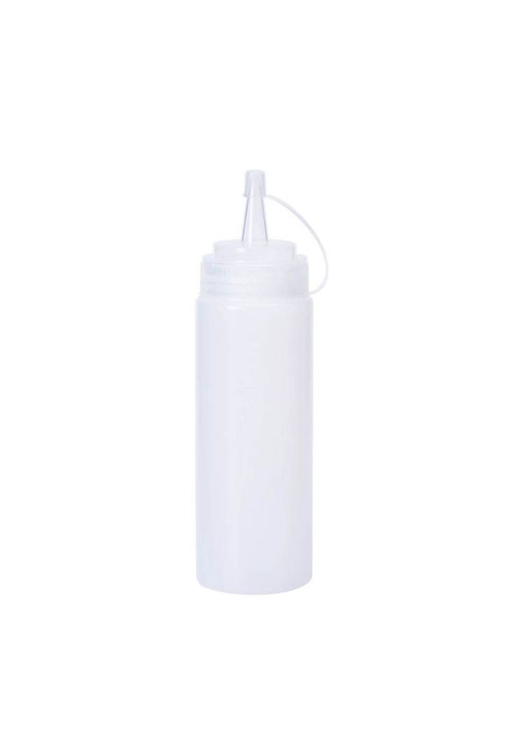 Set De 3 BOTELLA DISPENSADORA SALSA GRADUADA TRANSPARENTE 350ML