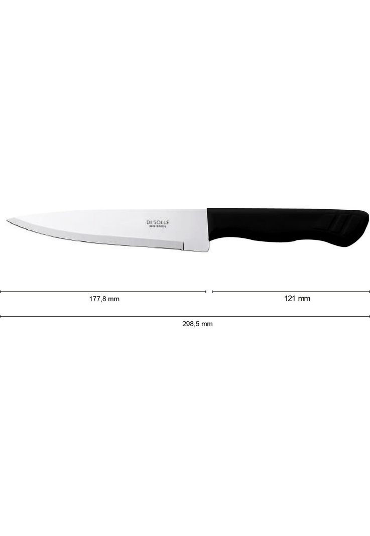 CUCHILLO UTILITARIO 18 CMS NEGRO PARATY-1
