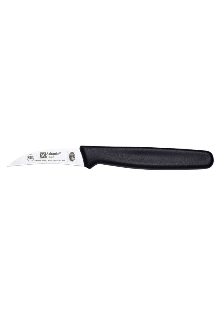 CUCHILLO TORNEADOR MANGO NEGRO 6 CM-0