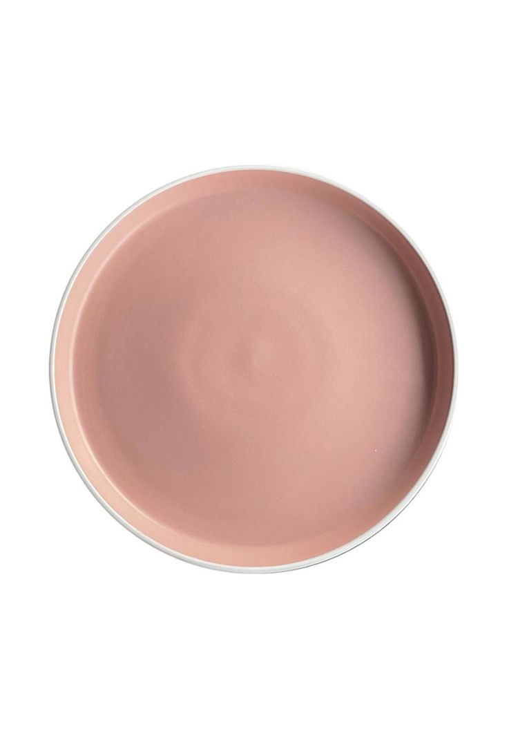 SET DE 4 PLATO PRINCIPAL CERAMICA RUSTICA 27 CM ROSADO LINEA-3