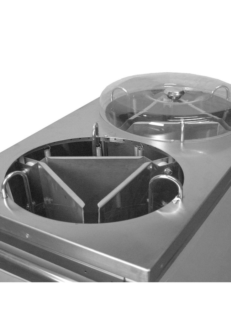 Mantenedor De Platos Móviles Doble Neutro Otdn 4478-2