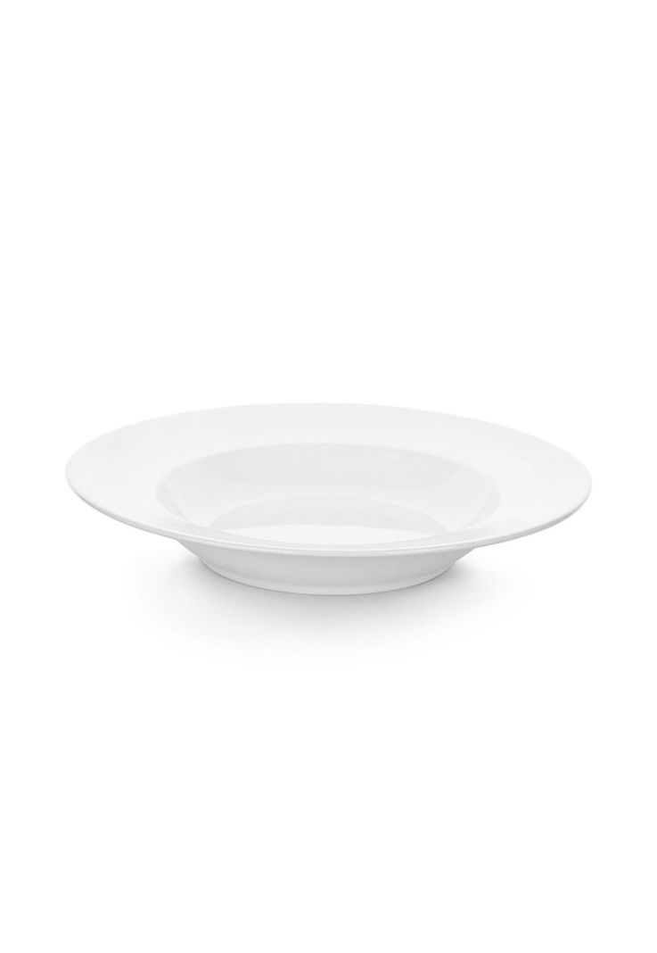 Set De 12 Plato Hondo Borde Grueso 21 Cm. Linea Tower-1