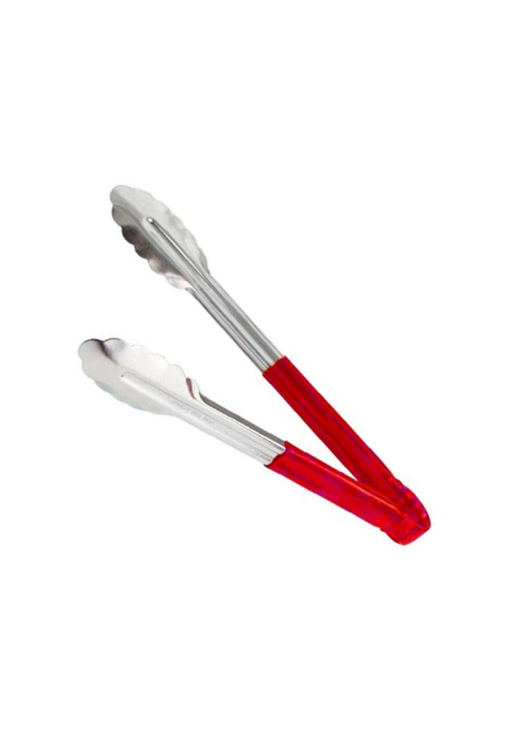 TENAZA MANGO ROJO CUBIERTA ANTIDESLIZANTE 23 CM-0