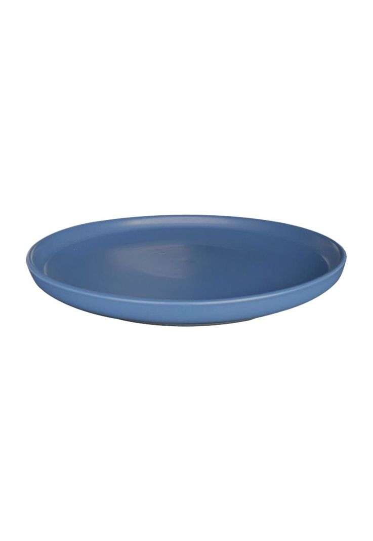 SET DE 4 PLATO PRINCIPAL CERAMICA RUSTICA 27 CM AZUL LINEA O-0