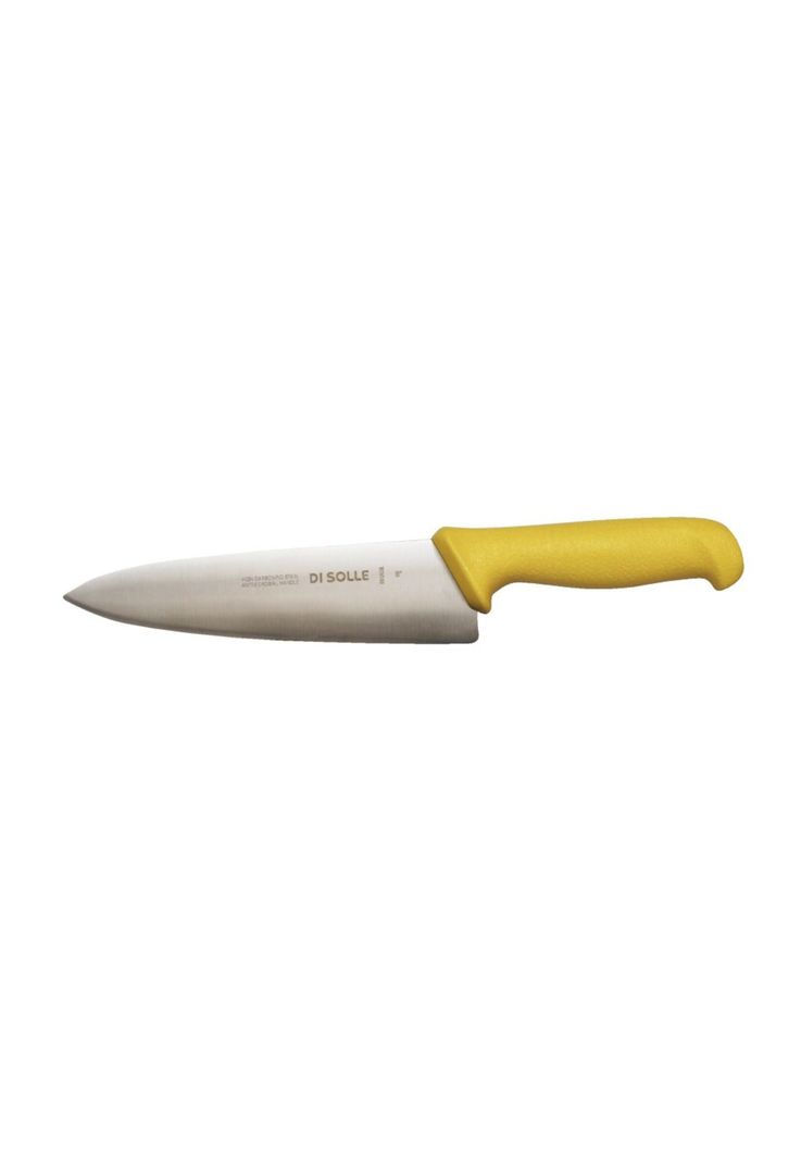 CUCHILLO MEDIO GOLPE AMARILLO HOJA 20 CMS.-0