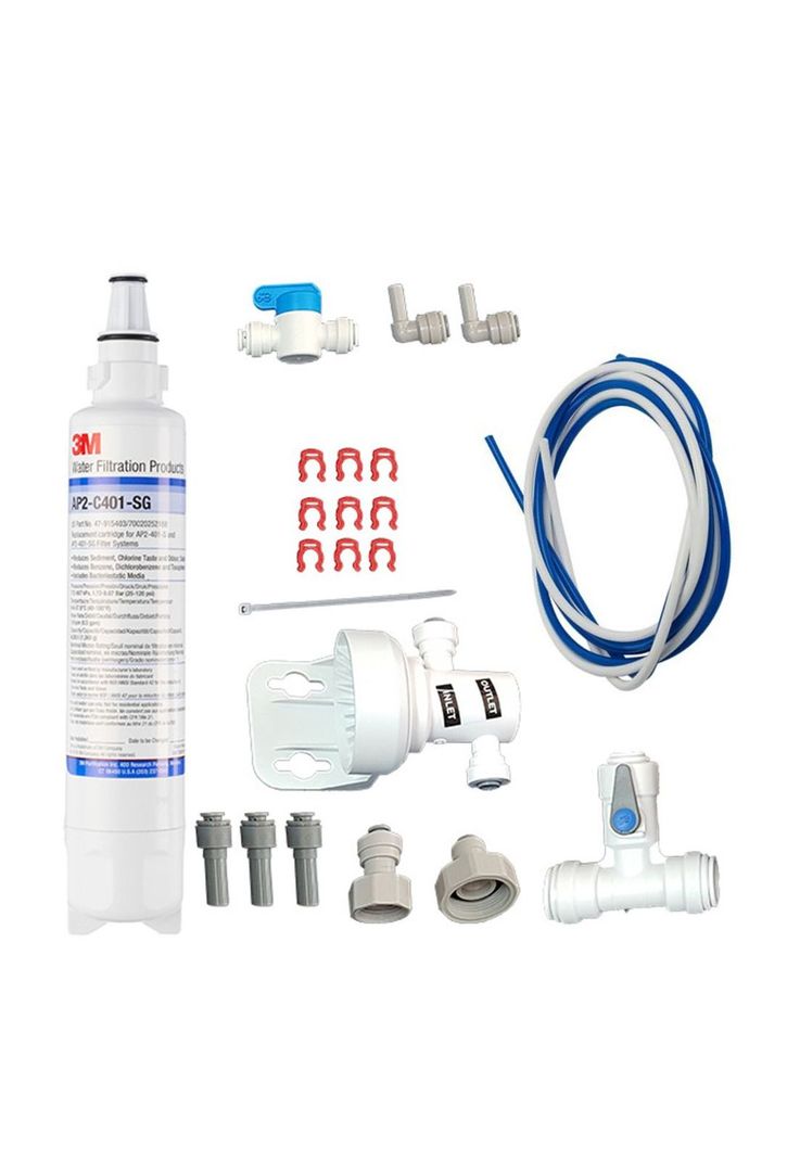 KIT DE INSTALACION CON FILTRO 3M AP2-C401-SG-0