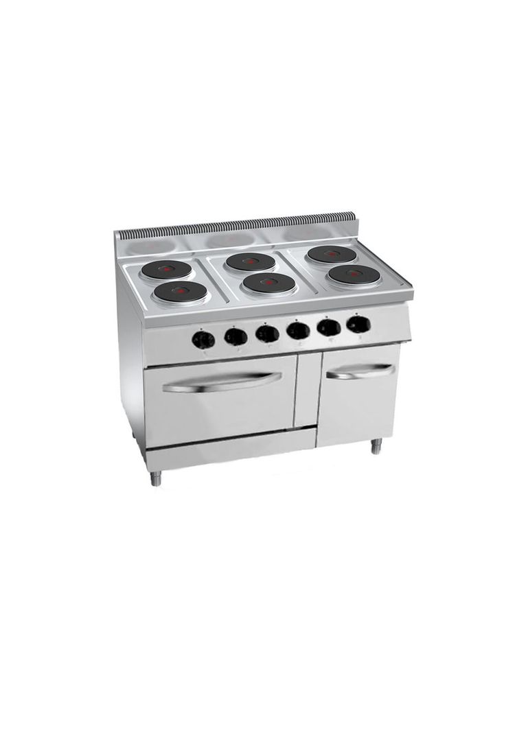 COCINA ELECTRICA 6 PLATOS CON HORNO-1