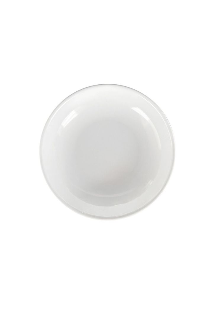 SET DE 6 PLATOS DE MELAMINA HONDO SIN BORDE BLANCO 19 CM LINEA CLASICA-1