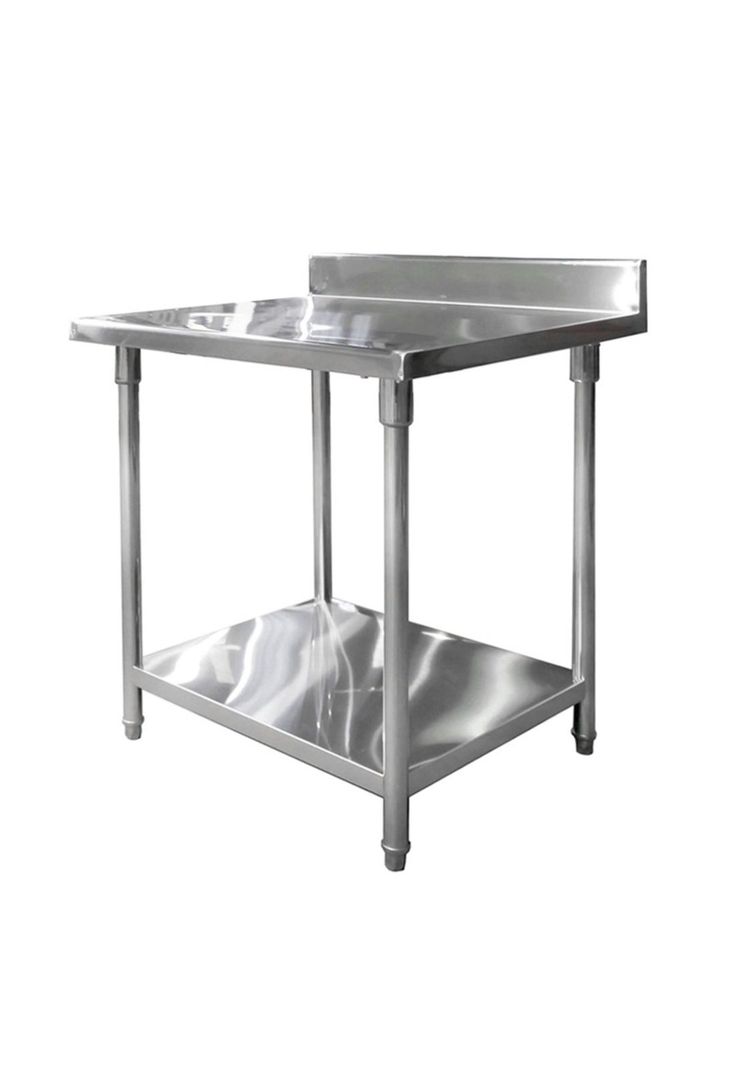 MESÓN CON RESPALDO ACERO INOX 80 X 70 X 85 CM-1