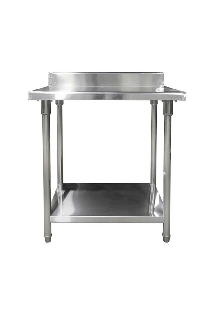 MESÓN CON RESPALDO ACERO INOX 80 X 70 X 85 CM-2
