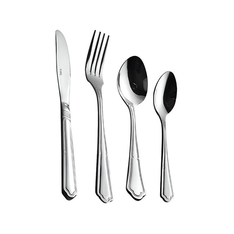 SET DE CUBIETOS 24 PIEZAS PROVENCE ACERO INOXIDABLE Plateado