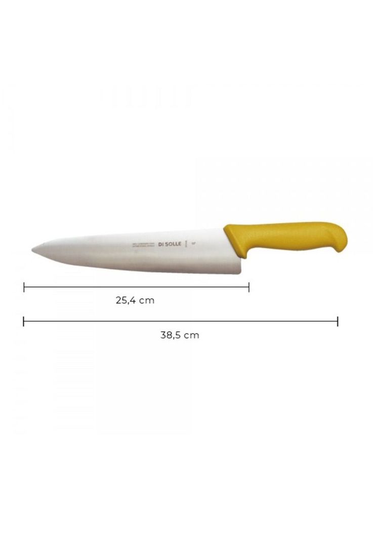 CUCHILLO MEDIO GOLPE AMARILLO HOJA DE 25,4 CMS.-2