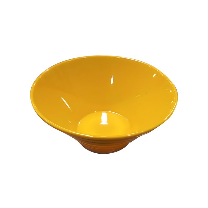 Set De 6 BowlS Redondo Melamina 20 Cm. Amarillo