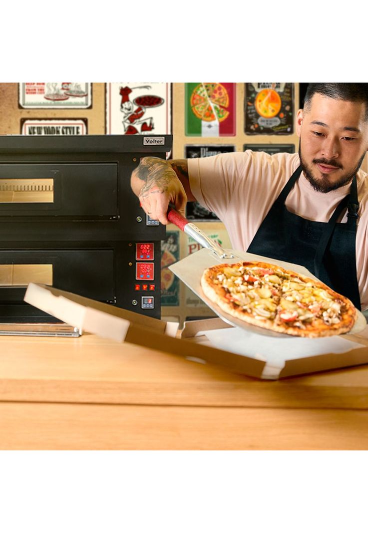 HORNO PIZZERO A GAS VOLTER 2 CAMARAS GB-2-1