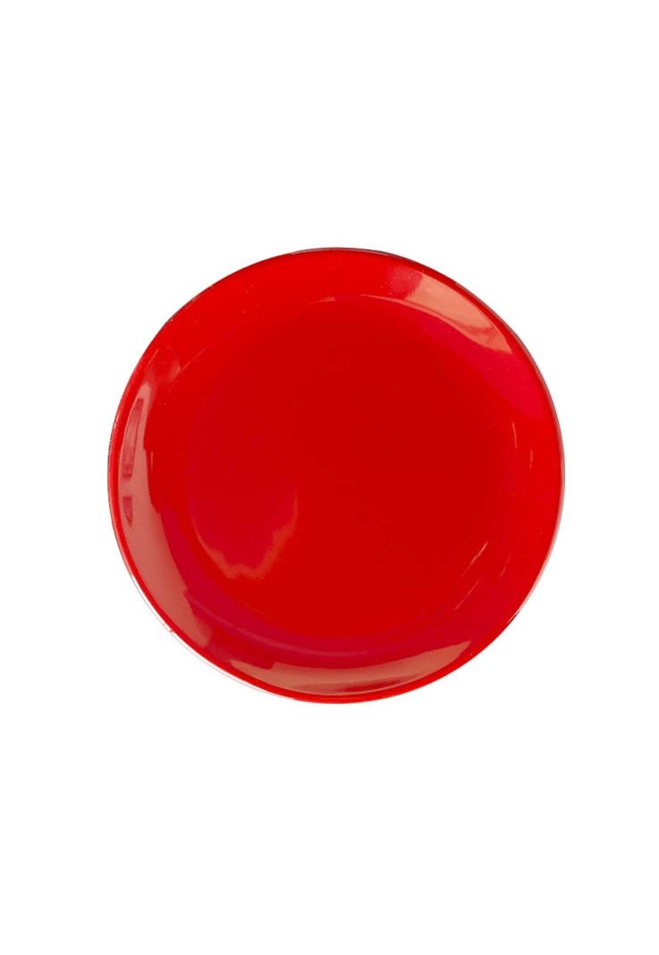 Plato Melamina 16 Cm. Rojo