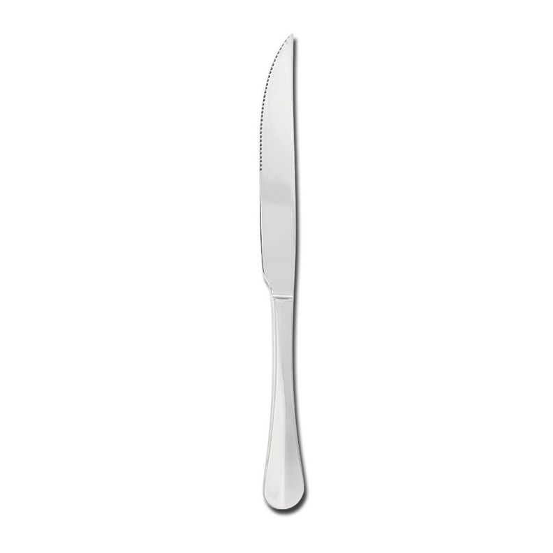 PACK DE 12 CUCHILLO CARNE LINEA BAGUETTE 25 MM. Plata