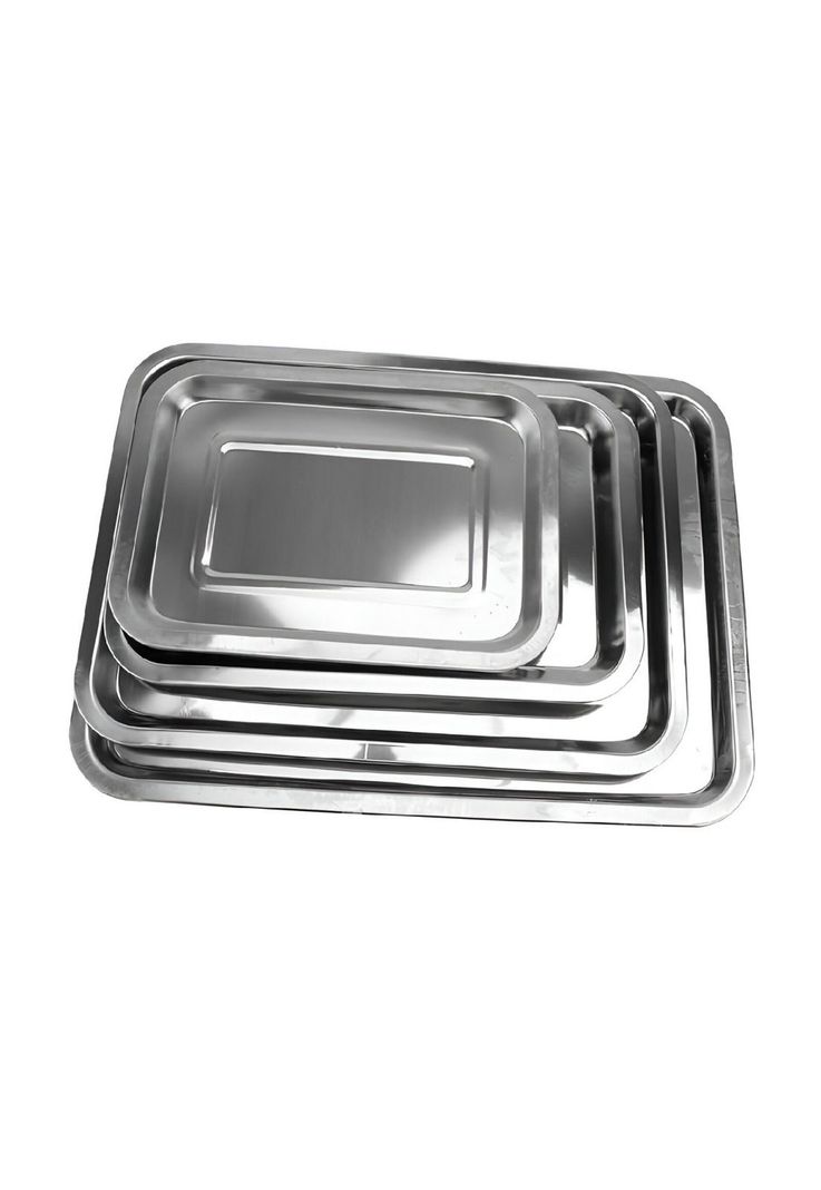 Azafate Acero Inoxidable 45x35x4.5 Cm-5