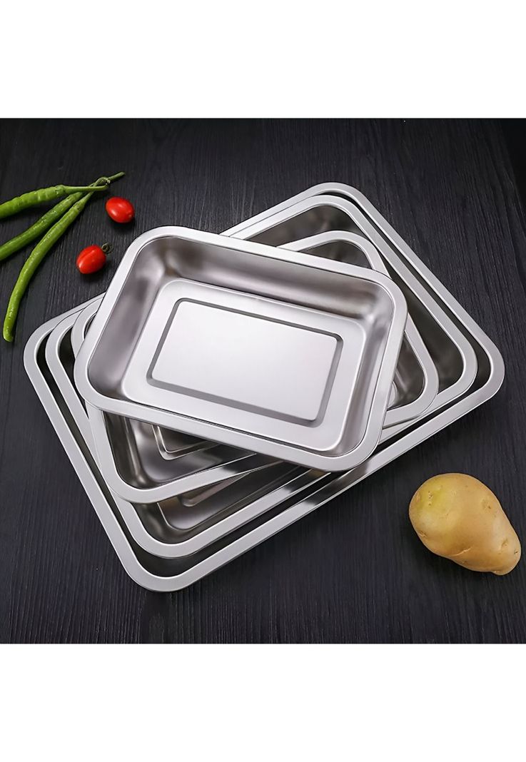 Azafate Acero Inoxidable 45x35x4.5 Cm-6