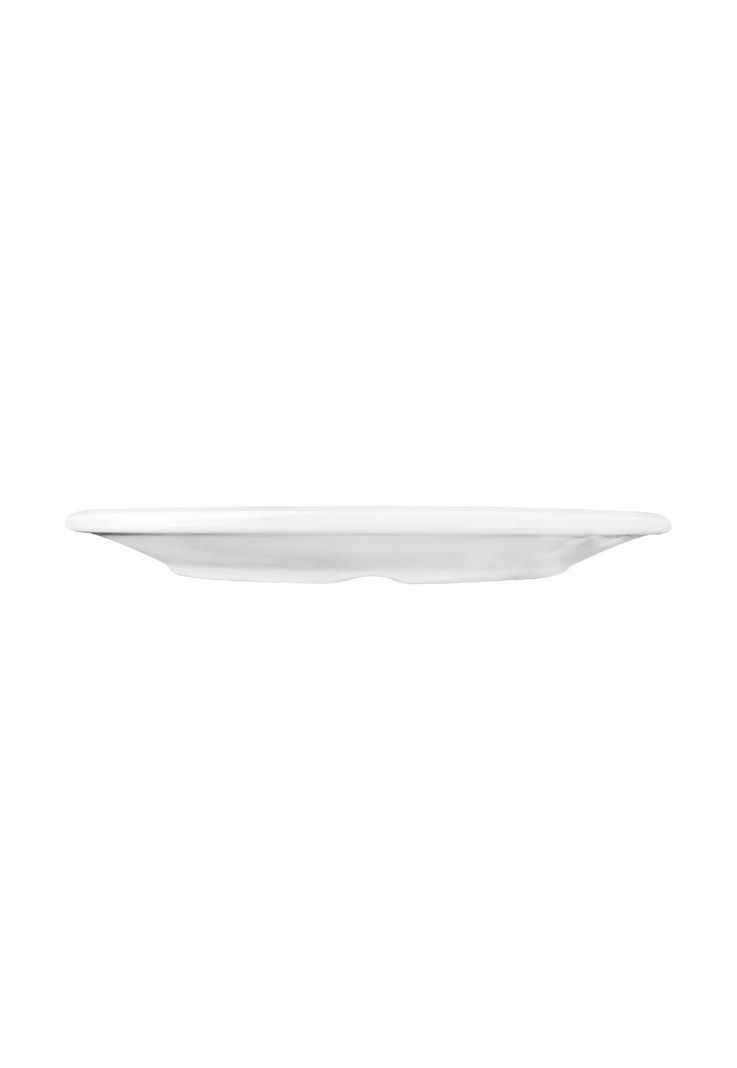 SET DE 6 PLATOS DE MELAMINA REDONDO SIN BORDE BLANCO 23 CM LINEA CLASICA-2