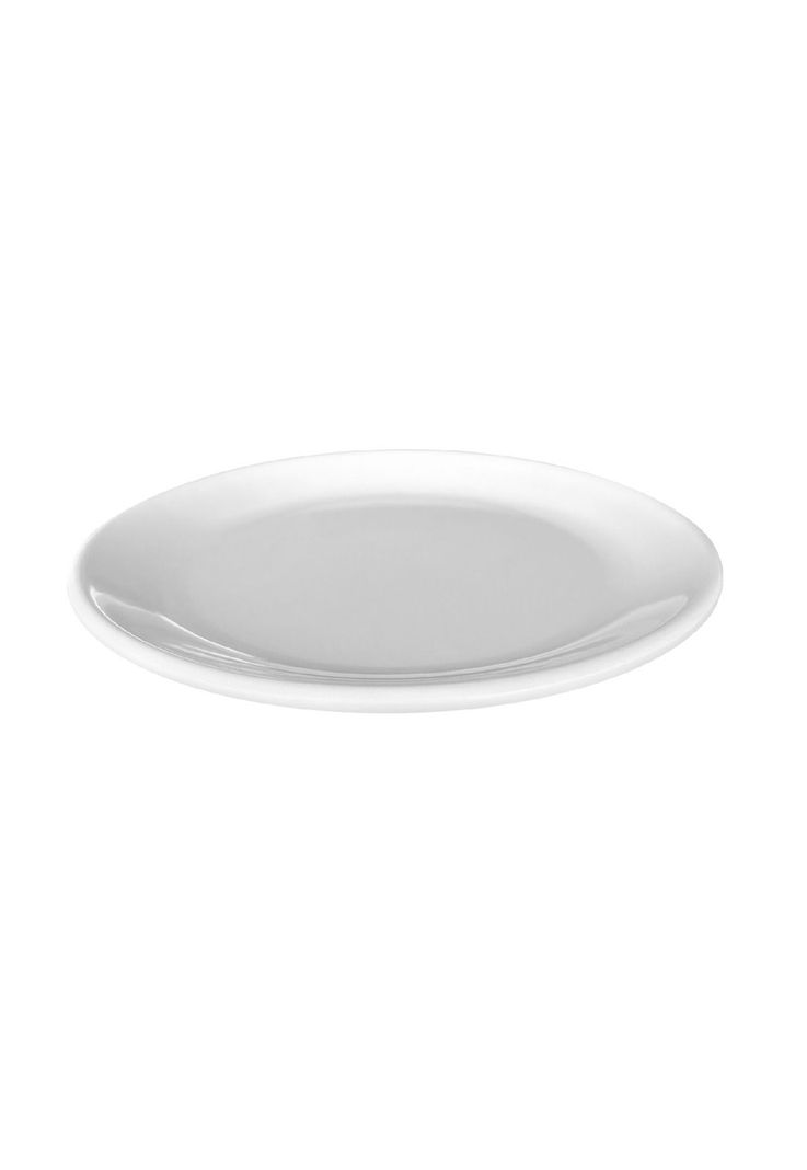 SET DE 6 PLATOS DE MELAMINA REDONDO SIN BORDE BLANCO 23 CM LINEA CLASICA-3
