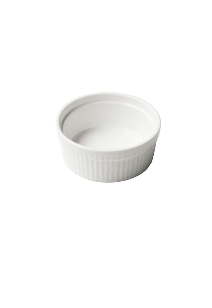 Set De 6 Pocillo Porcelana Acanalado 8.5 Cm-0