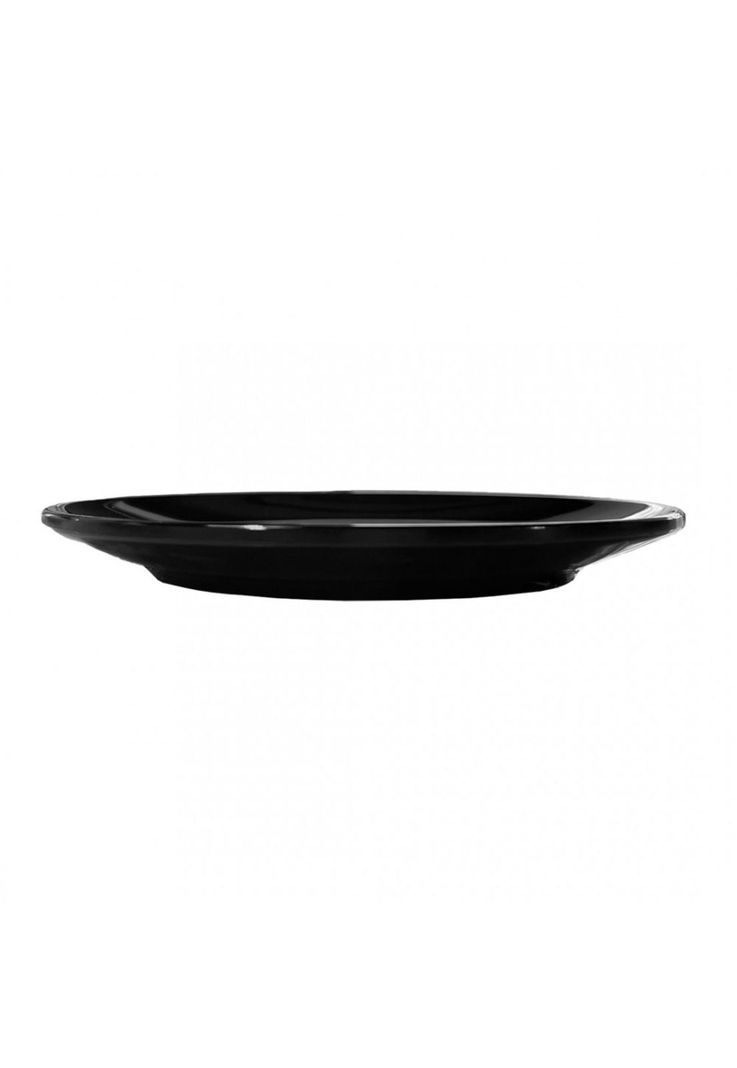SET DE 6 PLATO REDONDO 23 CM. MELAMINA NEGRA-3