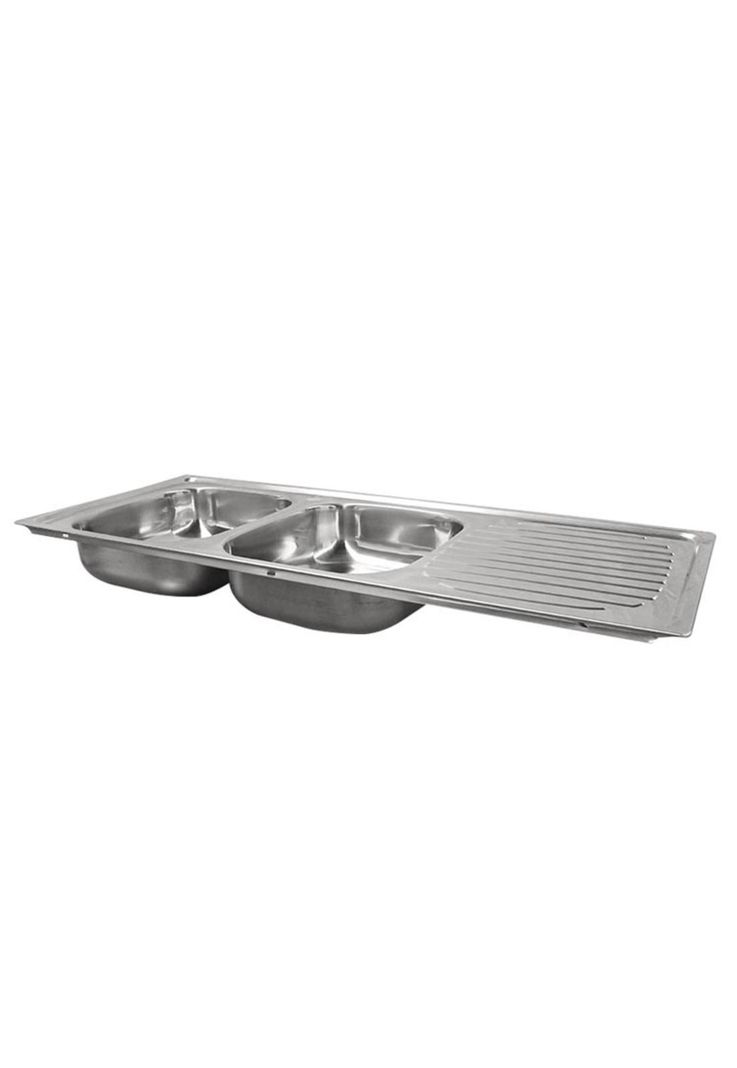 Lavaplatos Doble Con Secador 120 X 50 X 15Cm-1