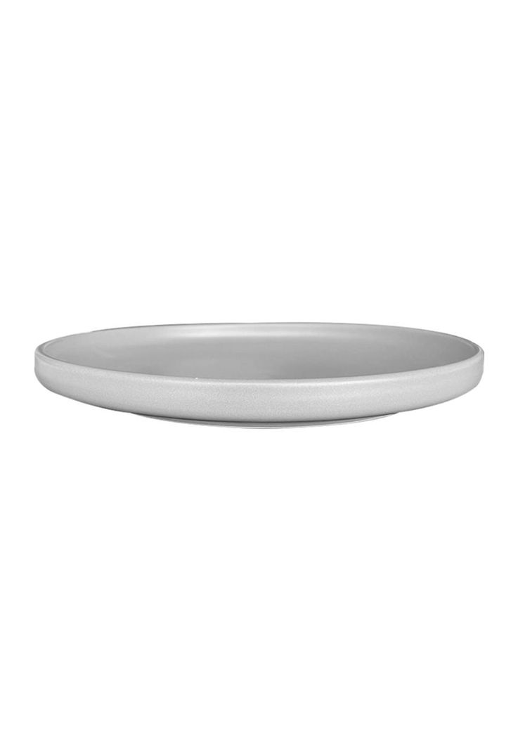 SET DE 4 PLATO PRINCIPAL CERAMICA RUSTICA 27 CM GRIS LÍNEA O-0