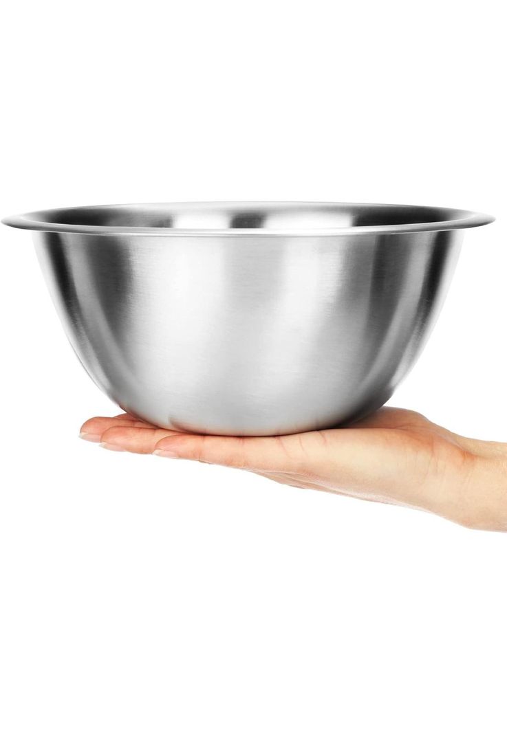 BOWL ACERO INOX 22 X 8 CM Plata