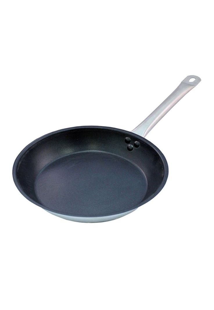 SARTEN CON ANTIAD. ACERO INOX 32 cm-0