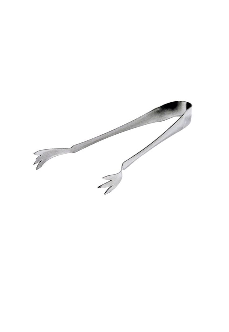 PINZA PARA HIELO ACERO INOXIDABLE 16 cm Gris