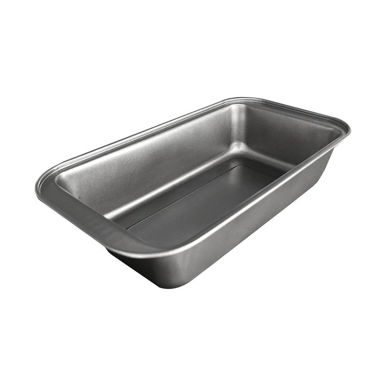 MOLDE PAN RECTANGULAR ANTIADHERENTE 25X13 CM Plateado