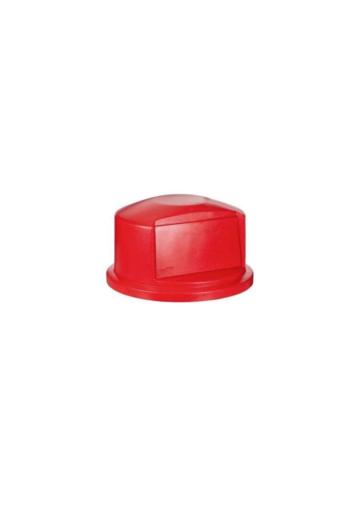 TAPA DOMO BASURERO BRUTE 100 LTS. ROJO-1