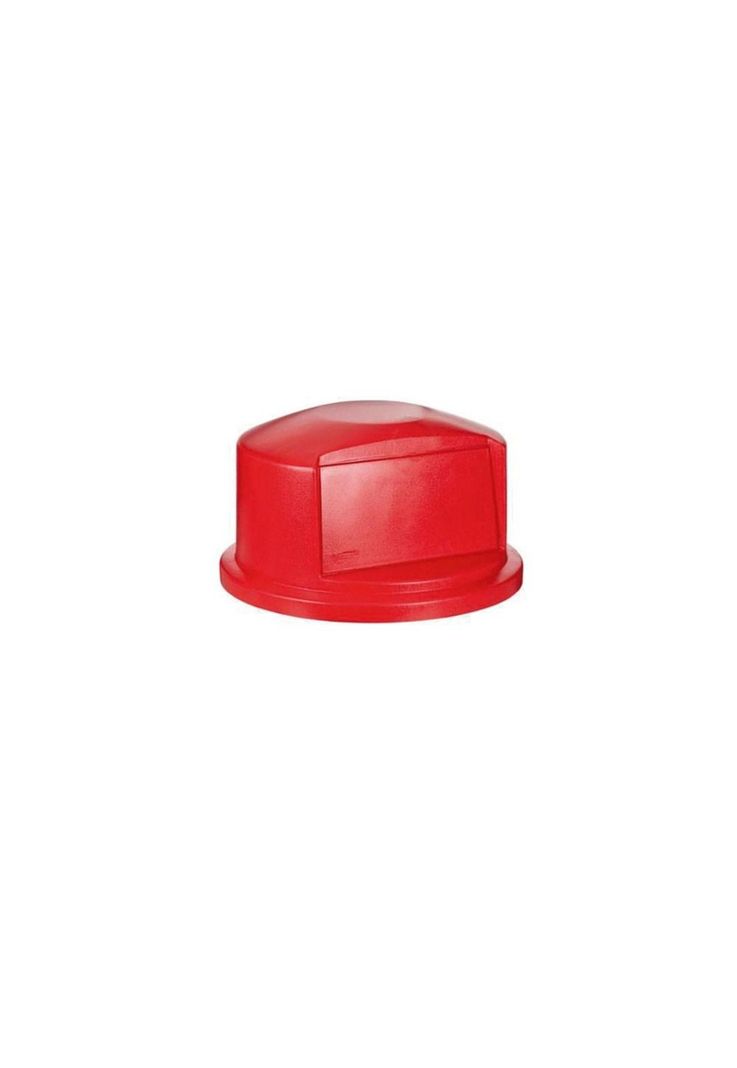 TAPA DOMO BASURERO BRUTE 100 LTS. ROJO-0