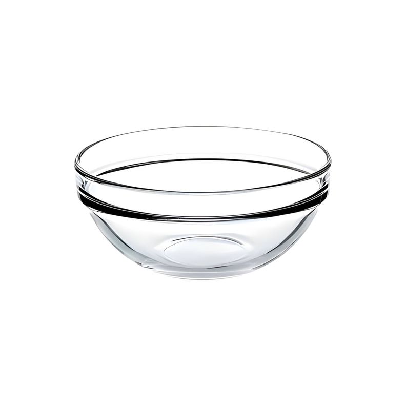 Set De 6 Bowl Vidrio Templado 23 Cm.