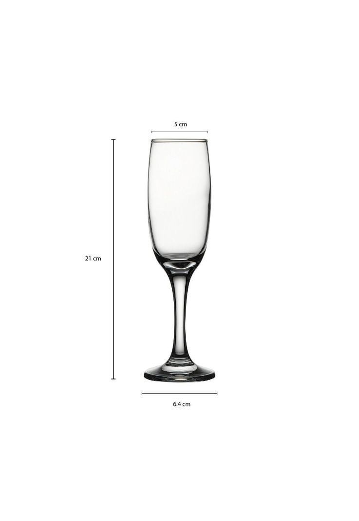 SET 6 COPA CHAMPAGNE 210 CC LINEA IMPERIAL-2