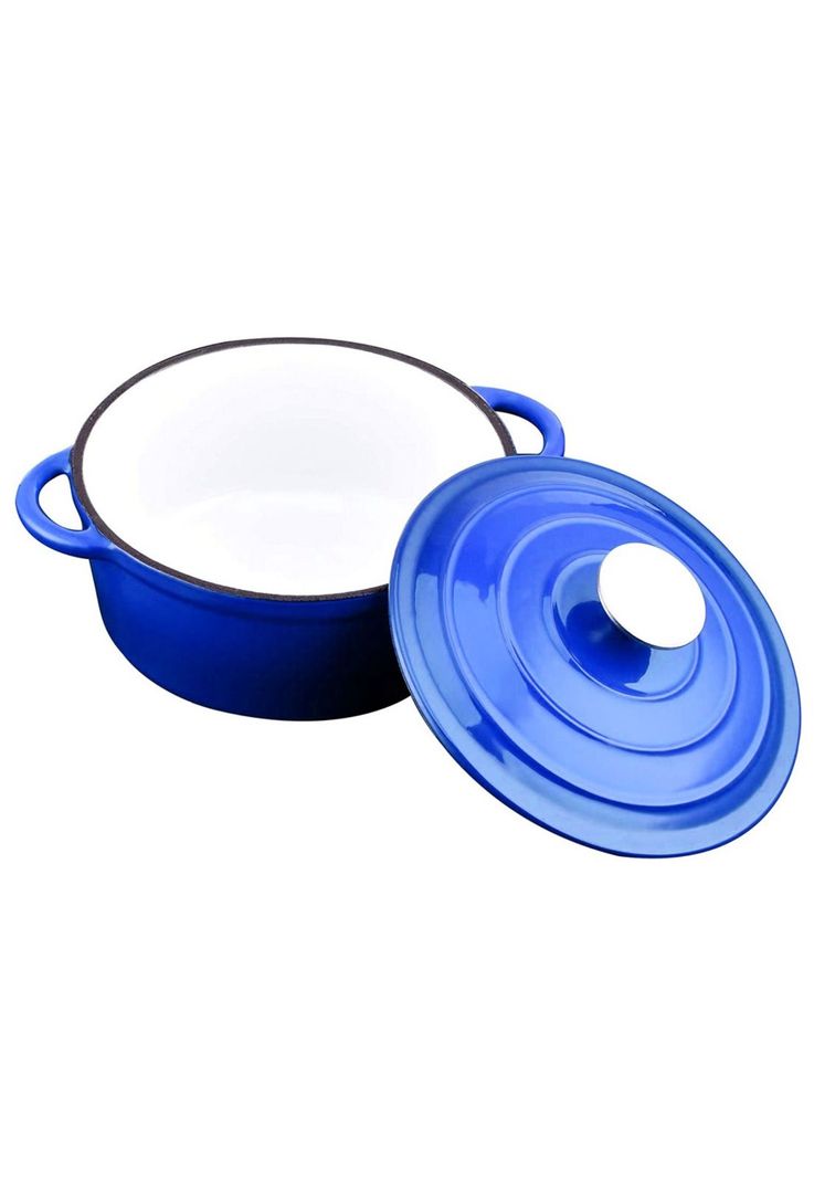 OLLA HIERRO FUNDIDO REDONDA AZUL 24 x 12 cm-3